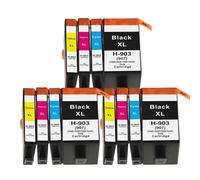 DEFIYAN Compatible Ink Cartridge Compatible With 903 907 903XL 907XL Compatible With OfficeJet 6950 6960 6961 6963 6964 6965 6970 6975 Printers(3SET-3BK 3C 3Y 3M)