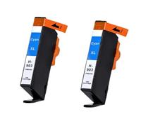 DEFIYAN Compatible Ink Cartridge Compatible With 903 907 XL 903XL 907XL Compatible With OfficeJet 6960 6968 6970 Printers(2PCS CYAN)