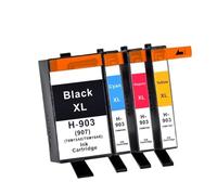 DEFIYAN Compatible Ink Cartridge Compatible With 903XL Compatible With Officejet Pro 6960 6961 6963 6964 6965 6966 6968 6970 6971 6974 6975 6976(One set)