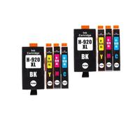 DEFIYAN Compatible Ink Cartridge Compatible With 920 XL 920 Compatible With Officejet 6000 6500 Wireless 6500A 7000 7500 7500A Printer(2BK-2C-2M-2Y)