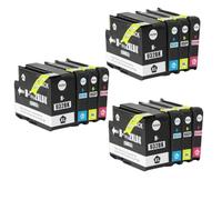 DEFIYAN Compatible Ink Cartridge Compatible With 932XL 932 933 XL 933XL Compatible With Officejet 6100 6600 6700 7110 7610 7612 7510 7512(3 SETS)