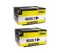 DEFIYAN Compatible Ink Cartridge Compatible With 953XL Compatible With 953 Pro 7720 7740 8210 8218 8710 8715 8718 8719 8720 8725 8728 8730 8740 Printers(2 SET)
