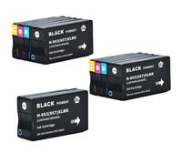 DEFIYAN Compatible Ink Cartridge Compatible With 953XL Compatible With Officejet Pro 7720 7730 7740 8210 8218 8710 8715 8718 8720 8725(2SETS ADD 1PCS BLACK)