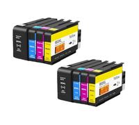 DEFIYAN Compatible Ink Cartridge Compatible With 953XL With Chip Compatible With Officejet Pro 7720 7730 7740 8710 8718 8720 Printers(2 set)