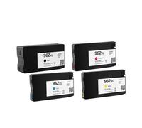 DEFIYAN Compatible Ink Cartridge Compatible With 962 Compatible With OfficeJet Pro 9010 Series Printers(BK C M Y - 4 Pieces)