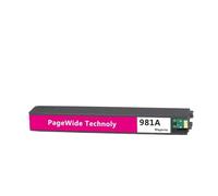 DEFIYAN Compatible Ink Cartridge Compatible With 981 981A Compatible With PageWide Enterprise Color 556xh 586dn 586f E58650dn E55650 Printer(1PCS- MAGENTA)