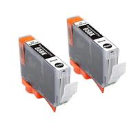 DEFIYAN Compatible Ink Cartridge Compatible With CLI65 CLI 65 CLI-65 Compatible With Pro 200 Printer Color Inkjet(2 PCS BLACK)