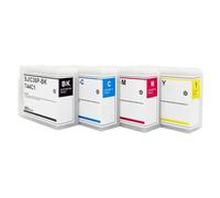DEFIYAN Compatible Ink Cartridge Compatible With ColorWorks CW-C6500Ae CW-C6500Pe CW-C6030A C6030P C6530A C6530P Europe Printer(SJIC36P- 4Color 1Set)