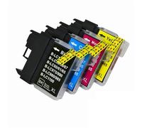 DEFIYAN Compatible Ink Cartridge Compatible With DCP J140W 145C 165C 185C 195C 197C Works With LC38 LC11 LC61 LC63 LC65 LC67 LC980 LC1100 LC990(1 SET)