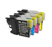 DEFIYAN Compatible Ink Cartridge Compatible With DCP J140W Suitable Compatible With LC11 LC16 LC38 LC39 LC60 LC61 LC65 LC67 LC975 LC980 LC985 LC990 LC1100(1 SET)