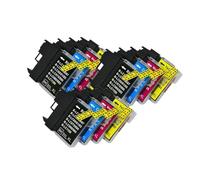 DEFIYAN Compatible Ink Cartridge Compatible With DCP Series Models Including J140W J145C J165C J185C J195C J197C Compatible With LC38 LC11 LC61 LC63 LC65 LC67 LC980 LC110(3SET)