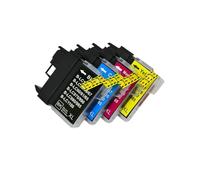 DEFIYAN Compatible Ink Cartridge Compatible With DCP Series Models Including LC38 LC11 LC61 LC63 LC65 LC67 LC980 LC1100 LC990(1SET)