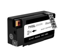 DEFIYAN Compatible Ink Cartridge Compatible With DesignJet T120 T520 T525 With Stable Chip Replacement Compatible With 711 711XL(BK)