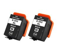 DEFIYAN Compatible Ink Cartridge Compatible With Expression XP-6000 XP-6001 XP-6005 XP-6100 XP-6105 T202XL T02G1 T02H1(2PCS BLACK)