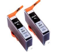 DEFIYAN Compatible Ink Cartridge Compatible With HP564XL Compatible With HP564 Printers Models C5324 C5370 C5373 C5380 C5383 C5388 C5390 5525 6510 6512 C410a(2pcs Black)