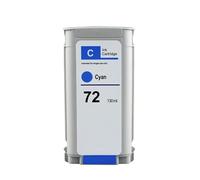 DEFIYAN Compatible Ink Cartridge Compatible With HP72 With Chip Compatible With T610 T620 T770 T790 T795 T1100 T1120 T1200 T1300 T2300 Printers(CYAN)