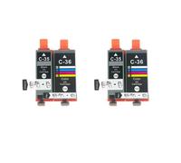 DEFIYAN Compatible Ink Cartridge Compatible With IP100 IP110 IP100B TR150 PGI-35 CLI-36 35 36 Printers(2SET)