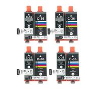 DEFIYAN Compatible Ink Cartridge Compatible With IP100 IP110 IP100B TR150 PGI-35 CLI-36 35 36 Printers(4SET)