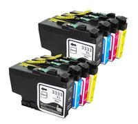 DEFIYAN Compatible Ink Cartridge Compatible With LC3333 Series DCP-J1100DW MFCJ1300DW Printers(2SETS (2BK 2C 2M 2Y))