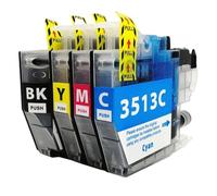 DEFIYAN Compatible Ink Cartridge Compatible With LC3513 LC3511 Compatible With DCP-J572DW MFC-J491DW MFC-J690DW MFC-J890DW Southeast Asia(ONE SET PLUS ONE BK)