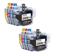 DEFIYAN Compatible Ink Cartridge Compatible With LC402 LC402XL Compatible With MFC-J5340DW MFC-J6740DW MFC-J6540DW MFC-6940DW Printers(2SET LC402XL)