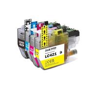 DEFIYAN Compatible Ink Cartridge Compatible With LC421 421 DCP-J1050DW DCP-J1140DW DCP-J1800DW MFC-J1010DW Printers(1 SET (4PCS))