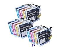 DEFIYAN Compatible Ink Cartridge Compatible With LC980 LC985 LC1100 Compatible With DCP-J140W MFC-250C 255CW 257CW J270W 290C 490CN 490CW 495CN 585CW J615W(3 SETS)