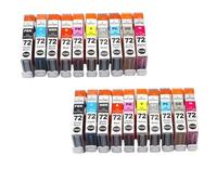 DEFIYAN Compatible Ink Cartridge Compatible With LNK 72 PGI 72 Pro-10 Pro-10s Inkjet Printers(2 SET)
