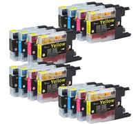 DEFIYAN Compatible Ink Cartridge Compatible With MFC Printers Models J6910CDW J6710CDW J840N Compatible With LC12 LC40 LC71 LC73 LC75 LC400 LC1220 LC1240(4 SET)