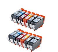 DEFIYAN Compatible Ink Cartridge Compatible With MG6110 MG6210 IP4910 IX6510 MG5210 PGI-125 CLI-126 PGI125XL CLI126(2 SETS(12PCS))