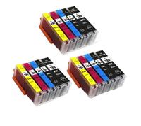 DEFIYAN Compatible Ink Cartridge Compatible With PFI280 280 281 PGI280 CLI281 Compatible With TS9120 TS8120 TS6120 TS6220 TR8520 TR7520 Printers(FIVE-COLOR 3SET)