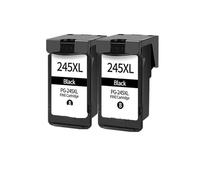DEFIYAN Compatible Ink Cartridge Compatible With PG 245 CL 246 XL Compatible With MX490 MX492 MG2420 MG2520 MG2522 Printers(2 BLACK)