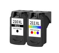 DEFIYAN Compatible Ink Cartridge Compatible With PG210 CL211 Compatible With IP2700 IP2702 MP240 MP495 MX330 MX340 MX360 MX410 MX420 Printers(1SET)