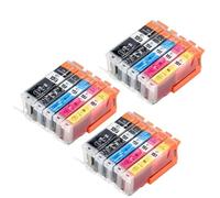 DEFIYAN Compatible Ink Cartridge Compatible With PGI-150 CLI-151 Compatible With MG6310 MG6410 MG5410 MG7110 IP7210 MX721(3set 15colors)