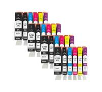 DEFIYAN Compatible Ink Cartridge Compatible With PGI-780 CLI-781 Compatible With TR8570 TS9170 TS7180 TS707 TS8370 TS6370 TS9570(6Color 4set)