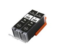 DEFIYAN Compatible Ink Cartridge Compatible With PGI250 CLI251 MG5420 MG5422 MG5520 MG5522 MG6420 IP7220 MX722 MX922 IX6820(2PCS BLACK)