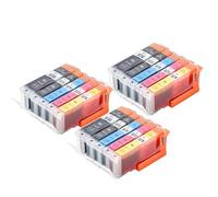 DEFIYAN Compatible Ink Cartridge Compatible With PGI570 CLI571 Compatible With MG5750 MG5751 MG5752 MG5753 MG6850 MG6851 MG6852 MG6853 MG7750(3SET 15 PCS)