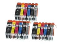 DEFIYAN Compatible Ink Cartridge Compatible With PGI670 CLI671 Compatible With MG7760 MG7765 MG7766 TS5060 TS6060 TS8060 TS9060 And More(3SETS (18PCS))