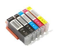 DEFIYAN Compatible Ink Cartridge Compatible With PGI850 CLI851 Compatible With MG7580 IP7280 IP8780 MX728 MX928 IX6780 IX6880 Printers(5COLOR 1SET)