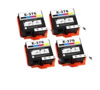 DEFIYAN Compatible Ink Cartridge Compatible With PictureMate PM-525 T3760 T376 E376 E-376 Inkjet Cartridge(4PCS T376)