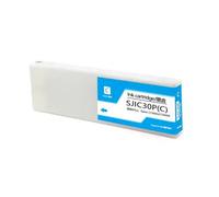 DEFIYAN Compatible Ink Cartridge Compatible With SJIC30P Compatible With Colorworks TM-C7500G TM-C7500GE Label Printer With 300ml Pigment Ink(1PCS CYAN)