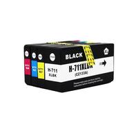 DEFIYAN Compatible Ink Cartridge Compatible With T120 T520 Printers Replacement Compatible With 711 711XL(1SET)