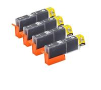 DEFIYAN Compatible Ink Cartridge Compatible With T2431 24XL T2432 Compatible With XP-750 XP-850 XP-950 XP-860 XP-55 XP-760 XP-960 Printers With Chip(4PCS BLACK)