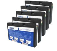 DEFIYAN Compatible Ink Cartridge Compatible With T5846 E-5846 Compatible With PictureMate PM200 PM240 PM260 PM280 PM290 PM225 PM300 And More(T5846 X 5 PCS)