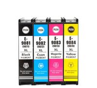 DEFIYAN Compatible Ink Cartridge Compatible With T9081 T9082 T9083 T9084 T9071 BK C M Y Compatible With WorkForce Pro WF 6090DW 6590DWF Printer