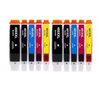 DEFIYAN Compatible Ink Cartridge Compatible With TS8140 TS8240 TS9140 TS8340 PGI-480 CLI-481 480 481 480XL 481XL(2BK 2PBK 2C 2M 2Y)
