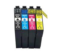 DEFIYAN Compatible Ink Cartridge Compatible With XP-2205 T604XL Compatible With XP3200 XP3205 XP4200 XP4205 WF-2910 WF-2930 WF-2935 WF-2950DWF(1 set CMYK)