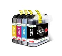 DEFIYAN Compatible Ink Cartridge LC223 223XL Compatible With Printers DCPJ562DW J4120DW MFCJ480DW J680DW J880DW J4620DW J5720DW(4PCS (1SET))
