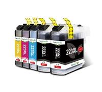 DEFIYAN Compatible Ink Cartridge LC223 223XL Compatible With Printers DCPJ562DW J4120DW MFCJ480DW J680DW J880DW J4620DW J5720DW(5PCS)