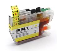 DEFIYAN Compatible Ink Cartridge LC401 LC401XL Compatible With MFC-J1010DW MFC-J1012DW MFC-J1170DW MFC-J5340DW MFC-J5345DW Printers(LC401XL-Yellow)